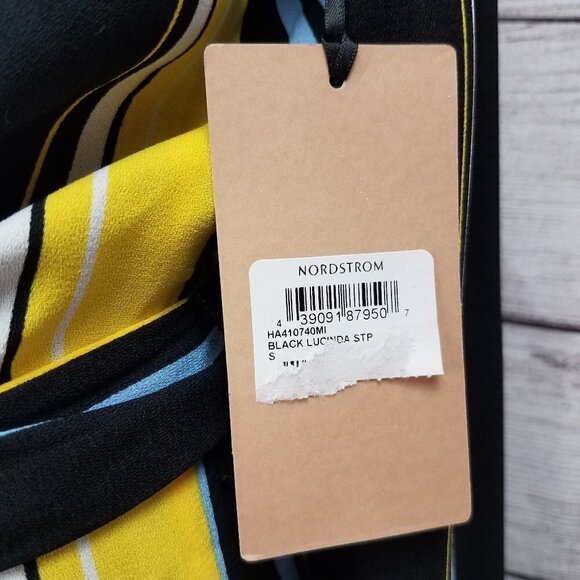 NEW Halogen S Lucinda Tie Waist Lightweight Jacket Multicolored Stripes - Picture 10 of 11